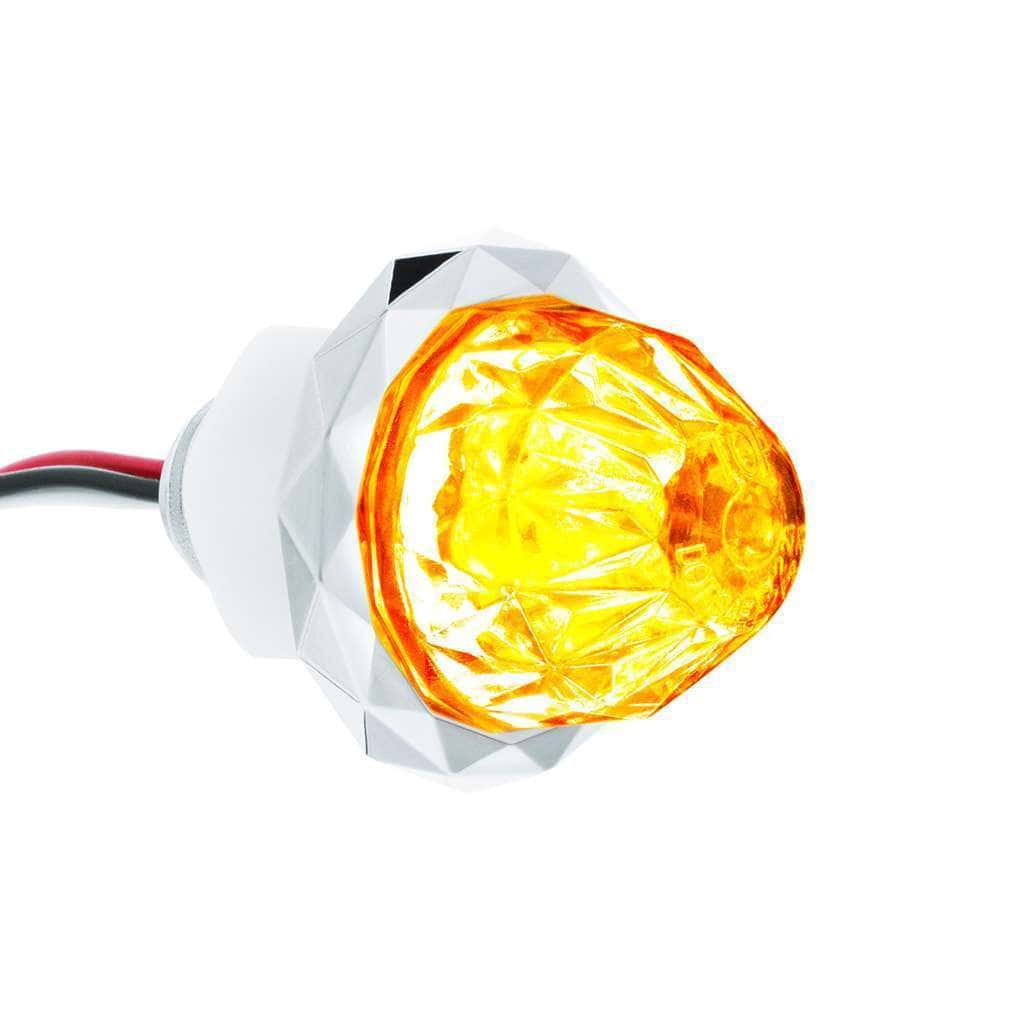 2 Led Dual Function Mini Crystal Watermelon Light – Amber/Clear 3 2 LED Dual Function Mini Crystal Watermelon Light – Amber/Clear