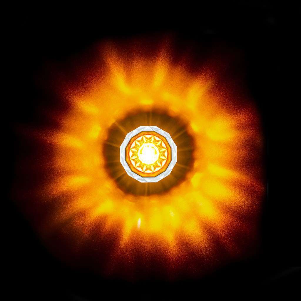 2 Led Dual Function Mini Crystal Watermelon Light – Amber/Clear 7 2 LED Dual Function Mini Crystal Watermelon Light – Amber/Clear