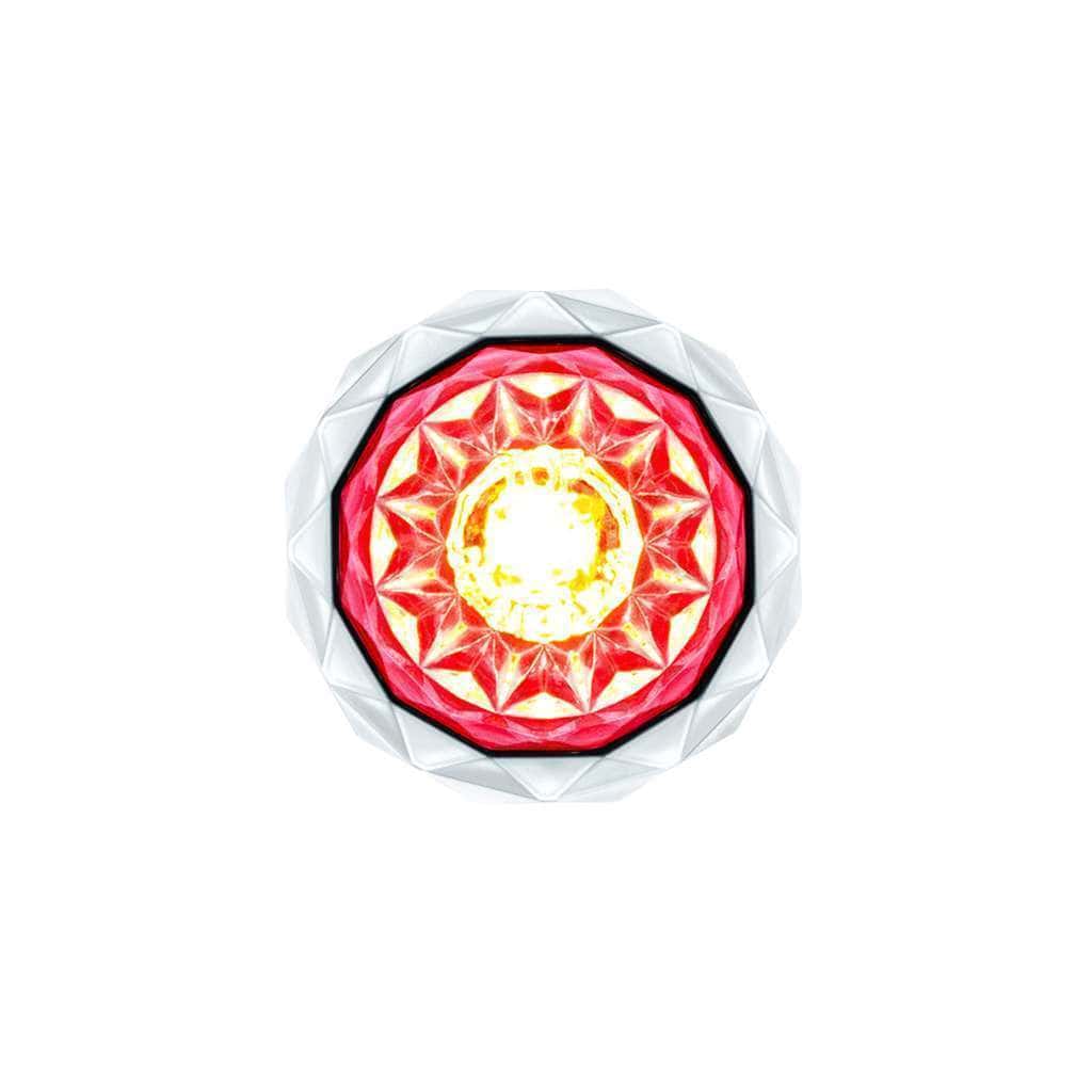 2 LED Dual Function Mini Crystal Watermelon Light – Red/Clear