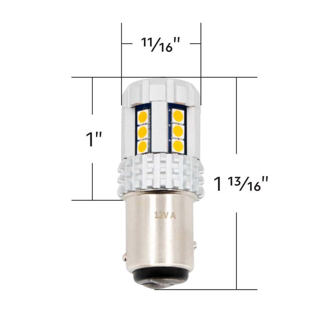 High Power 18 Led 1157 Bulb-Amber 6 High Power 18 LED 1157 Bulb