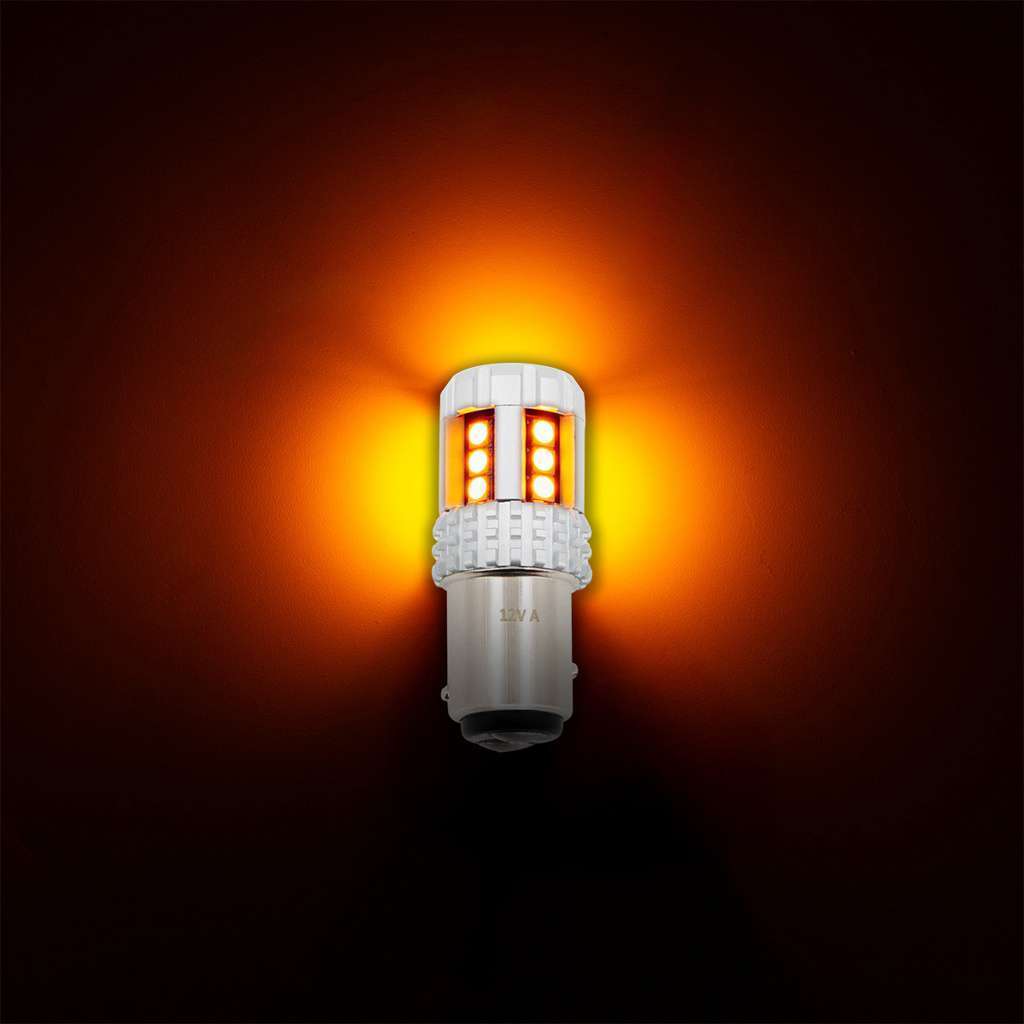 High Power 18 Led 1157 Bulb-Amber 7 High Power 18 LED 1157 Bulb