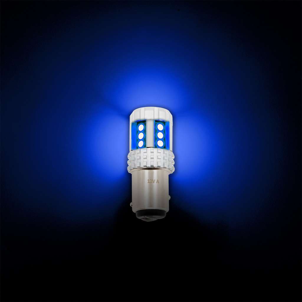 High Power 18 Led 1157 Bulb-Blue 7 High Power 18 LED 1157 Bulb