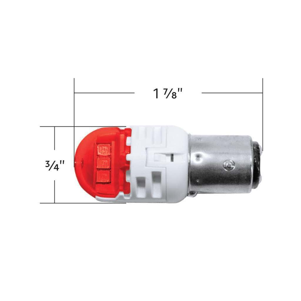 High Power 6 Led 1157 Bulb-Red (Pair) 7 High Power 6 LED 1157 Bulb