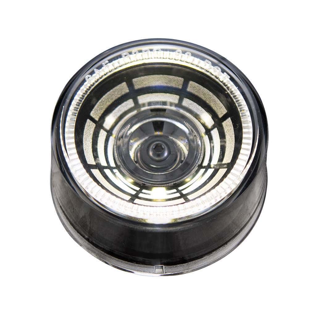 4 Led 2&Quot; Round Abyss Light (Clearance/Marker) - White Led/Clear Lens 3 4 LED 2" Round Abyss Light (Clearance/Marker) - White LED/Clear Lens