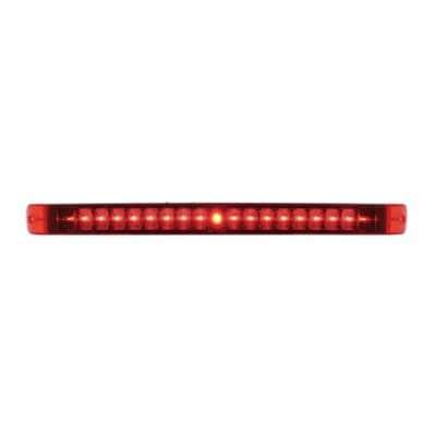 19 LED 17" Light Bar (Stop, Turn & Tail) -Red LED & Lens