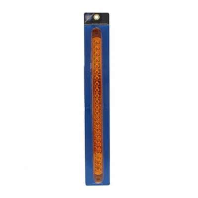 23 SMD LED 17-1/4" Reflector Turn Signal Light Bar Only - Amber LED/Amber Lens