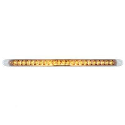 23 SMD LED 17-1/4" Reflector Turn Signal Light Bar Only - Amber LED/Clear Lens