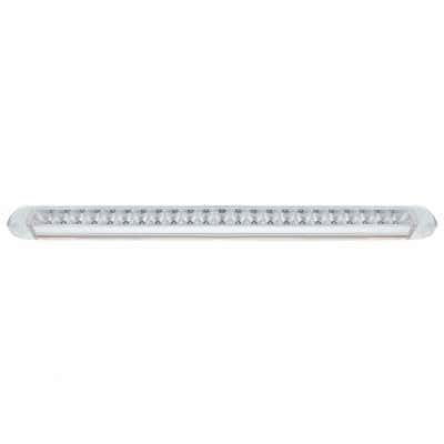 23 SMD LED 17-1/4" Reflector Turn Signal Light Bar Only - Amber LED/Clear Lens