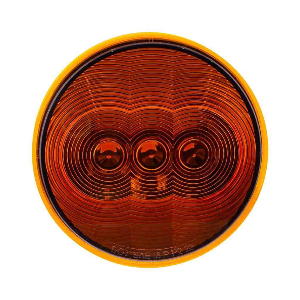 3 Led 4&Quot; Round Light(Turn Signal)-Amber Led/Amber Lens 3 3 LED 4" Round Light(Turn Signal)-Amber LED/Amber Lens