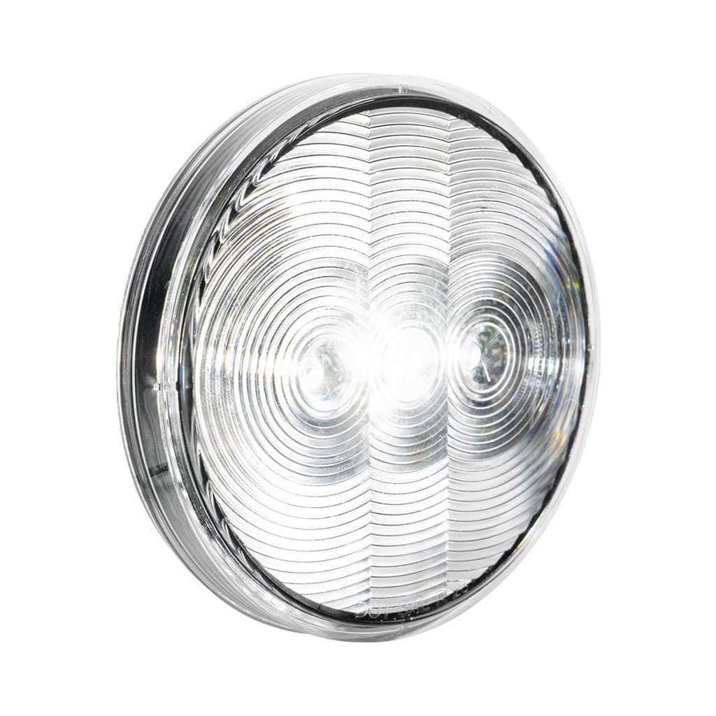 6 Led 4&Quot; Round Light (Back-Up)-White Led/Clear Lens 3 6 LED 4" Round Light (Back-Up)-White LED/Clear Lens
