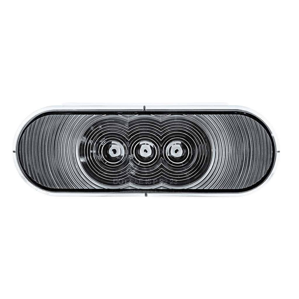 6 Led 6&Quot; Oval Light (Back-Up)-White Led/Clear Lens 3 6 LED 6" Oval Light (Back-Up)-White LED/Clear Lens