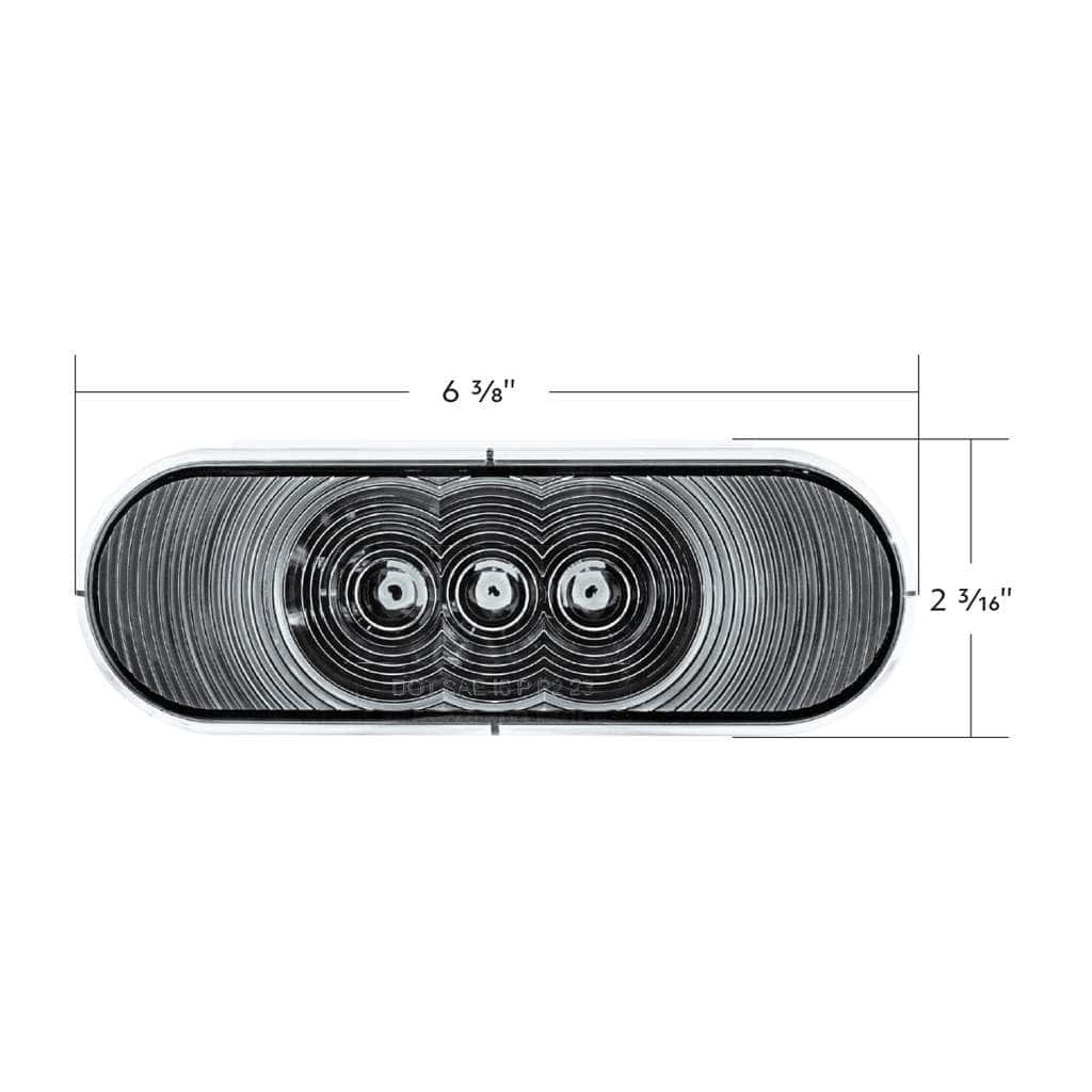6 Led 6&Quot; Oval Light (Back-Up)-White Led/Clear Lens 6 6 LED 6" Oval Light (Back-Up)-White LED/Clear Lens