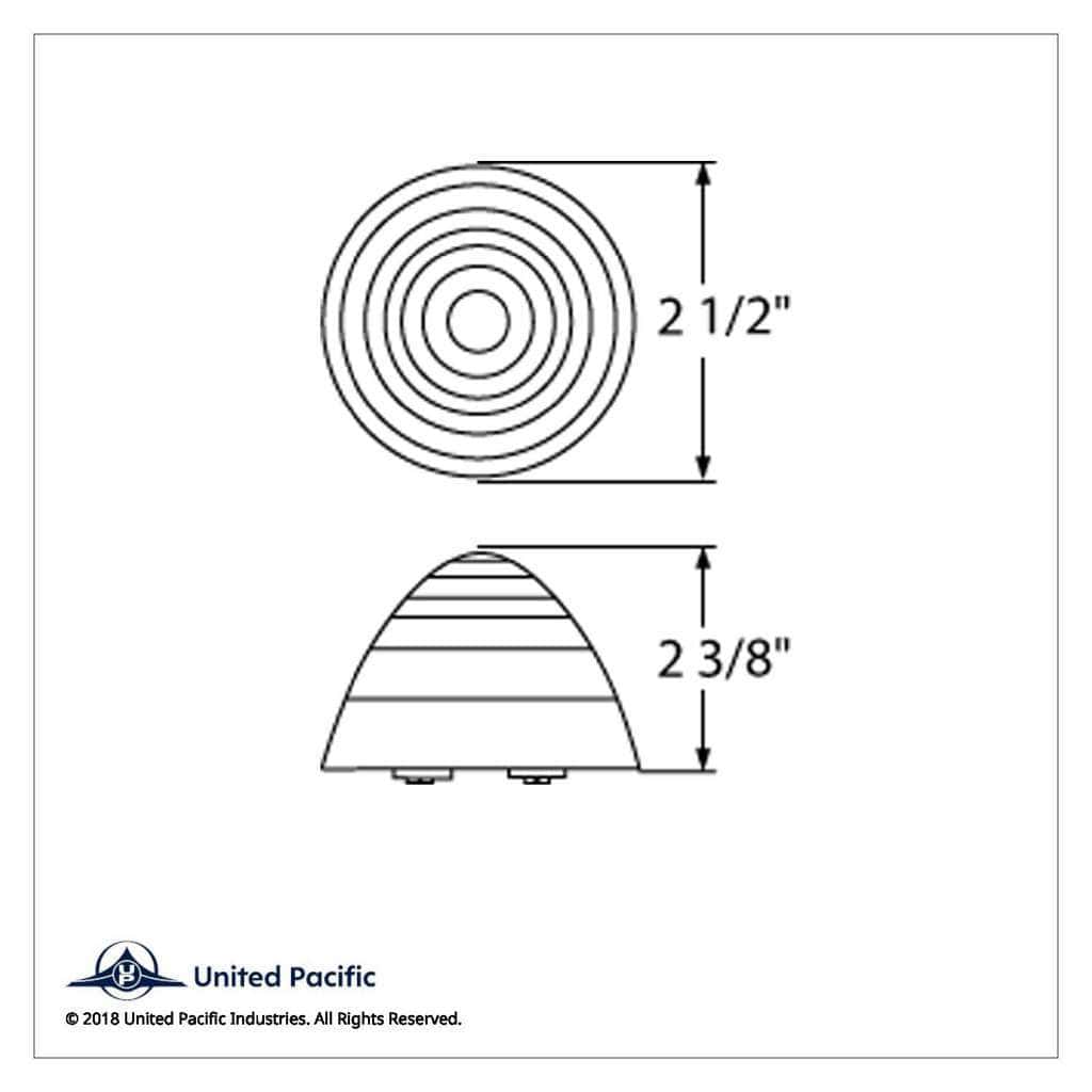 13 Led 2-1/2&Quot; Round Beehive Light (Clearance/Marker) - Amber Led/Amber Lens 3 13 LED 2-1/2" Round Beehive Light (Clearance/Marker) - Amber LED/Amber Lens