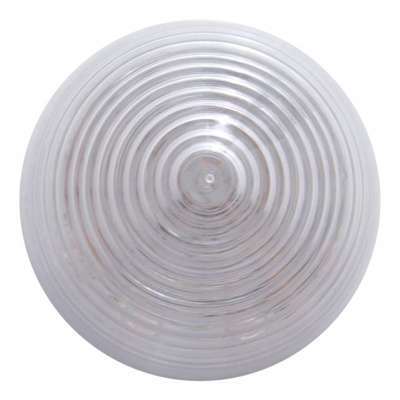 13 LED 2-1/2" Round Beehive Light (Clearance/Marker) - Red LED/Clear Lens