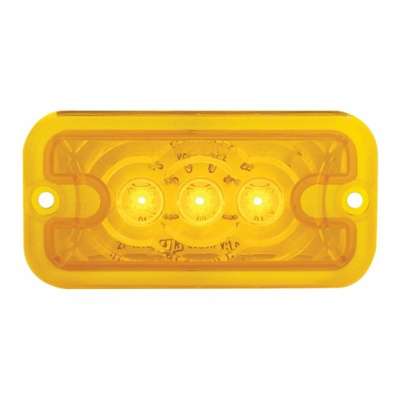 3 LED Clearance Marker Light - Amber LED/Amber Lens