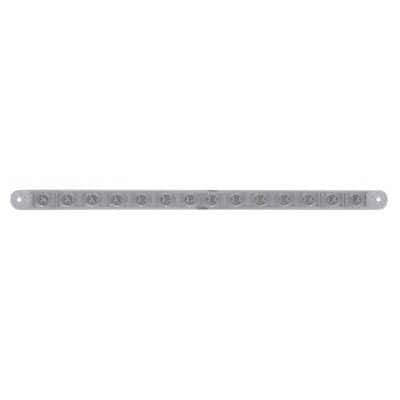 14 LED 12" Turn Signal Light Bar - Amber LED/Clear Lens