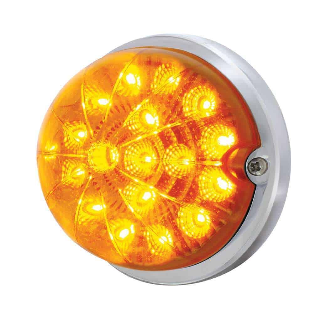 17 LED Dual Function Reflector Flush Mount Kit – Amber