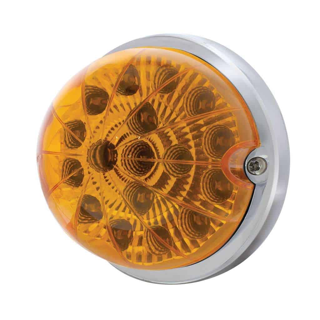 17 LED Dual Function Reflector Flush Mount Kit – Amber
