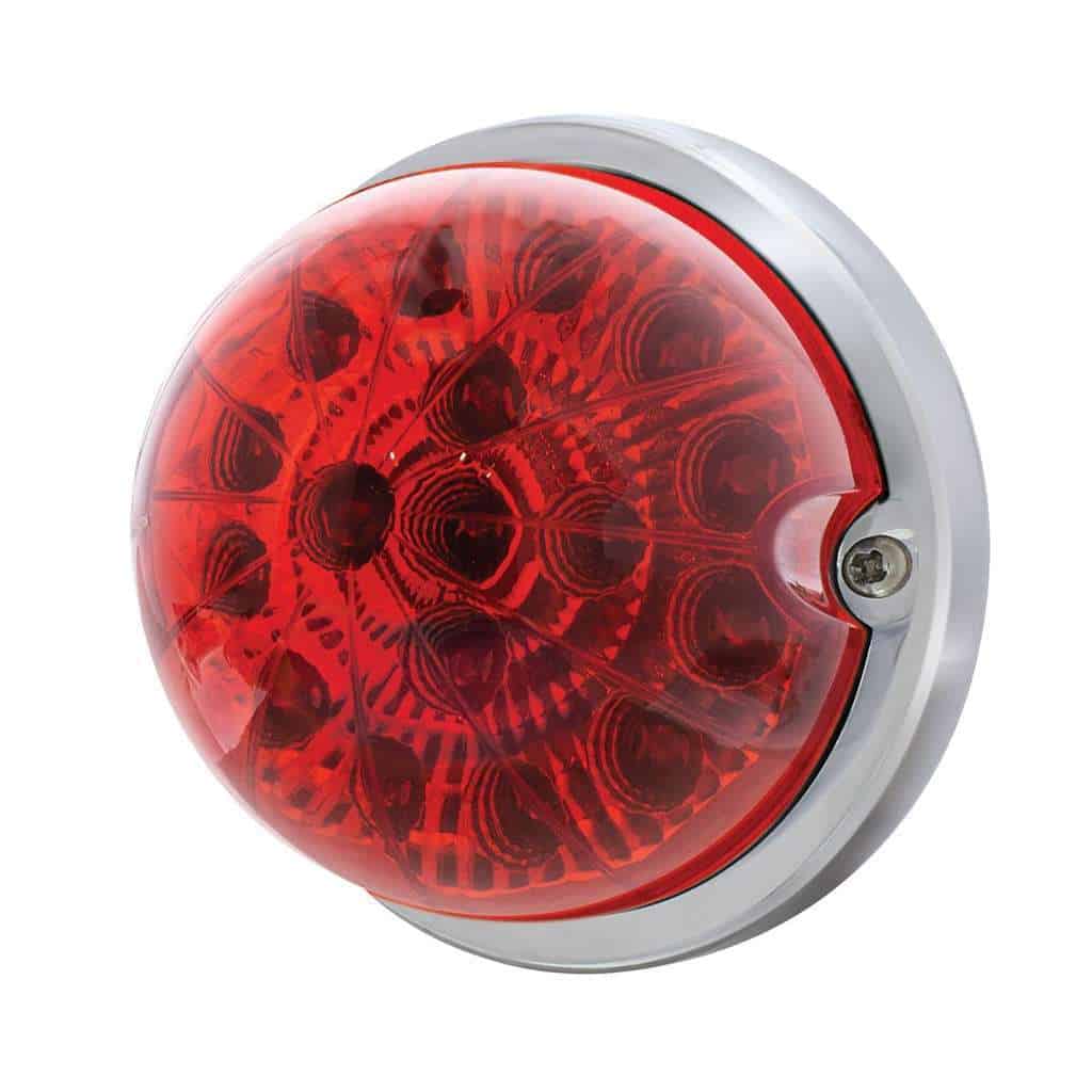 17 LED Dual Function Reflector Flush Mount Kit – Red