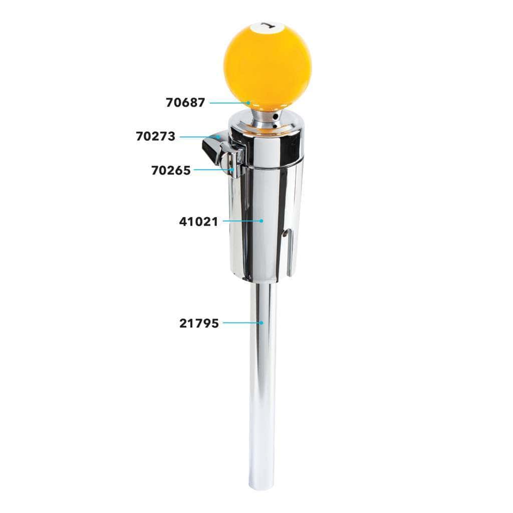 Pool Ball Gearshift Knob For 13/15/18 Speed Eaton Style Shifters 3 Pool Ball Gearshift Knob For 13/15/18 Speed Eaton Style Shifters
