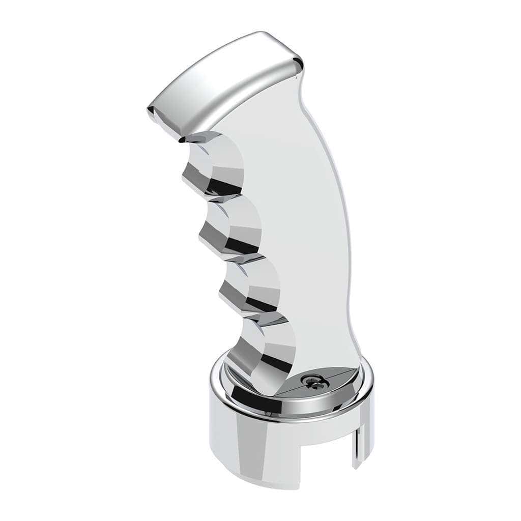 Thread-On Pistol Grip Gearshift Knob With Chrome 13/15/18 Speed Adapter
