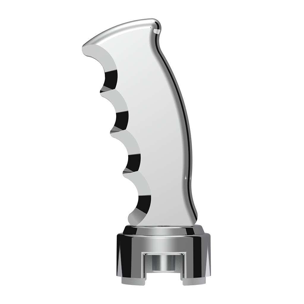 Thread-On Pistol Grip Gearshift Knob With Chrome 13/15/18 Speed Adapter