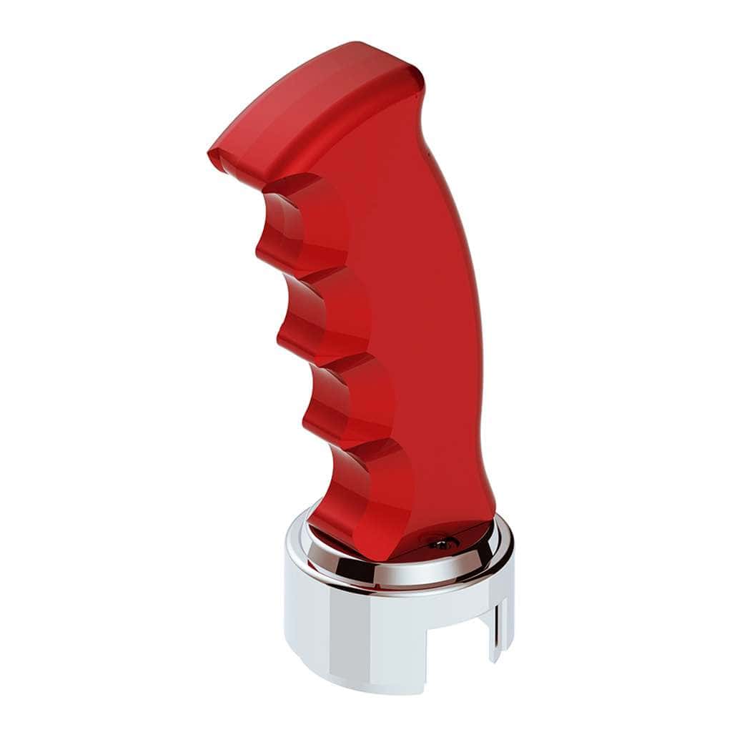 Thread-On Pistol Grip Gearshift Knob With Chrome 13/15/18 Speed Adapter 3 Thread-On Pistol Grip Gearshift Knob With Chrome 13/15/18 Speed Adapter