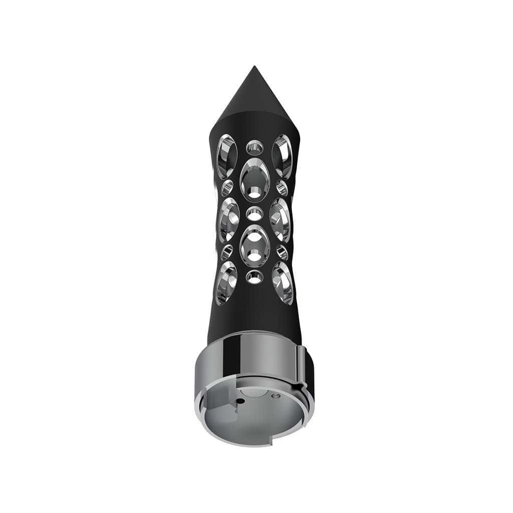 Thread-On Daytona Style Spike Gearshift Knob With Led 9/10 Speed Adapter-Black 5 Thread-On Daytona Style Spike Gearshift Knob With LED 9/10 Speed Adapter-Black
