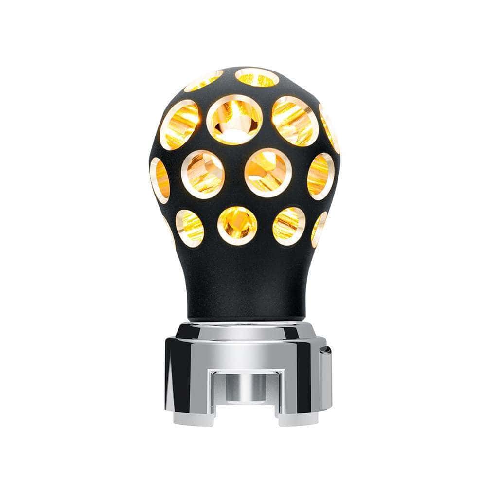 Thread-On Phoenix Style Ball Gearshift Knob With LED 13/15/18 Speed Adapter