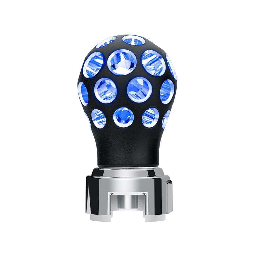 Thread-On Phoenix Style Ball Gearshift Knob With LED 13/15/18 Speed Adapter