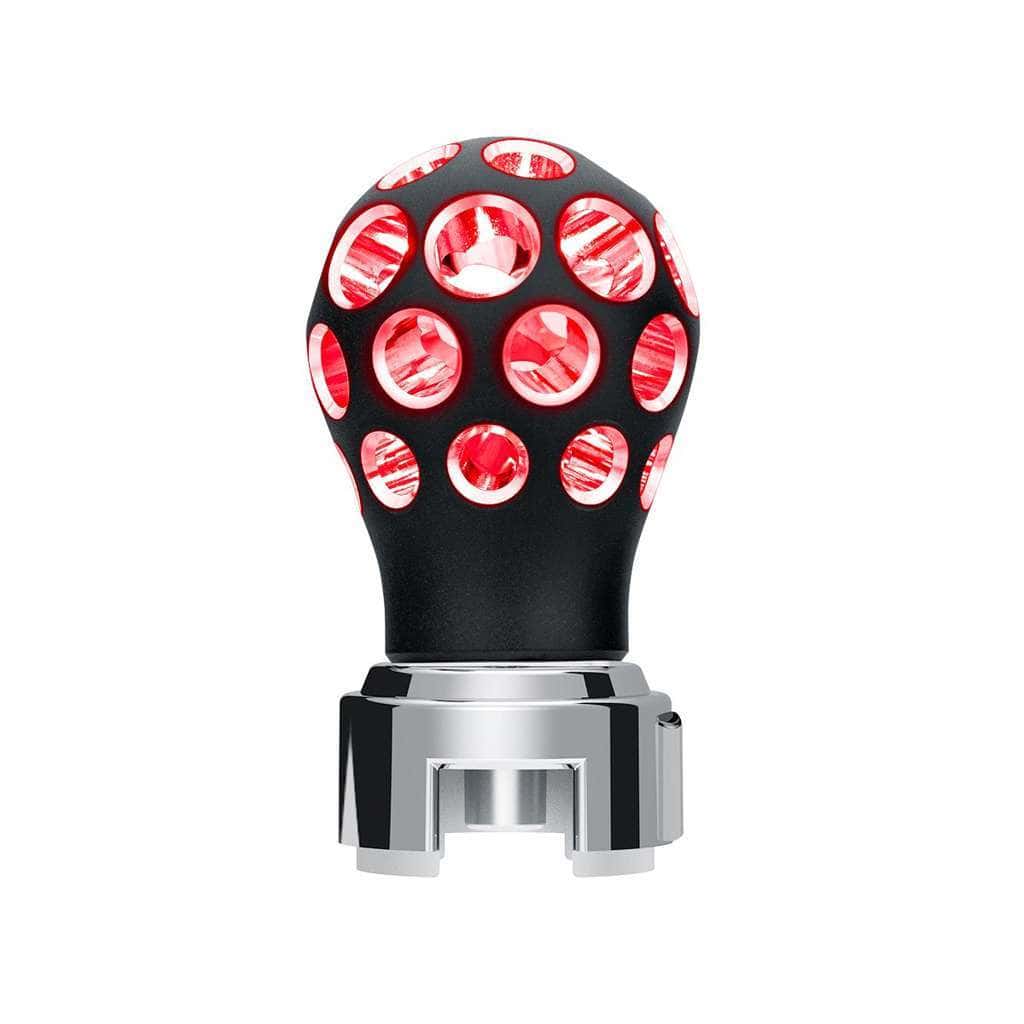 Thread-On Phoenix Style Ball Gearshift Knob With Led 13/15/18 Speed Adapter-Black 3 Thread-On Phoenix Style Ball Gearshift Knob With LED 13/15/18 Speed Adapter
