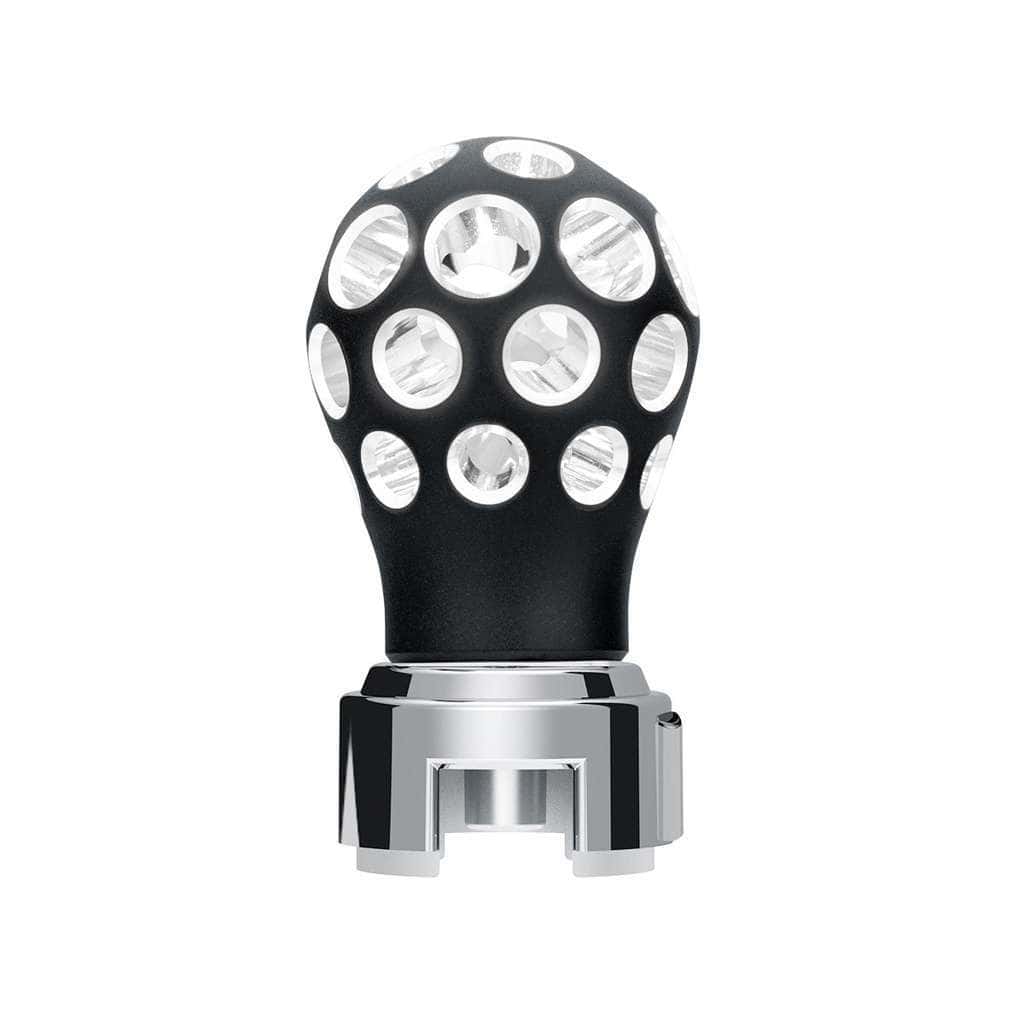 Thread-On Phoenix Style Ball Gearshift Knob With Led 13/15/18 Speed Adapter-Black 4 Thread-On Phoenix Style Ball Gearshift Knob With LED 13/15/18 Speed Adapter