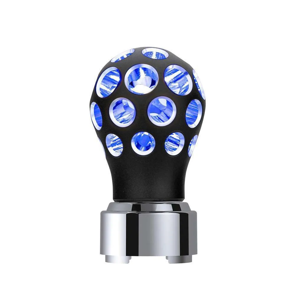 Thread-On Phoenix Style Ball Gearshift Knob With LED 9/10 Speed Adapter