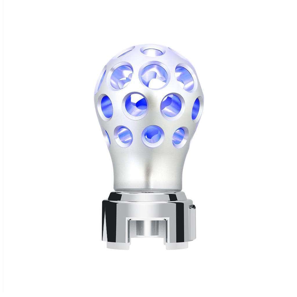 Thread-On Phoenix Style Ball Gearshift Knob With LED 13/15/18 Speed Adapter