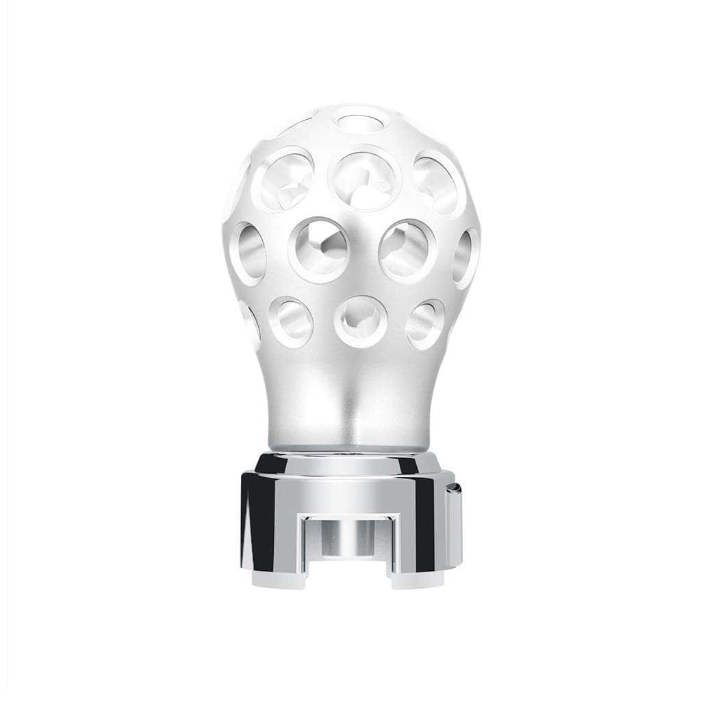 Thread-On Phoenix Style Ball Gearshift Knob With Led 13/15/18 Speed Adapter-Chrome 4 Thread-On Phoenix Style Ball Gearshift Knob With LED 13/15/18 Speed Adapter