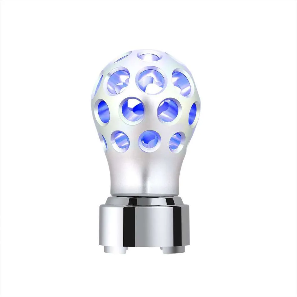 Thread-On Phoenix Style Ball Gearshift Knob With LED 9/10 Speed Adapter
