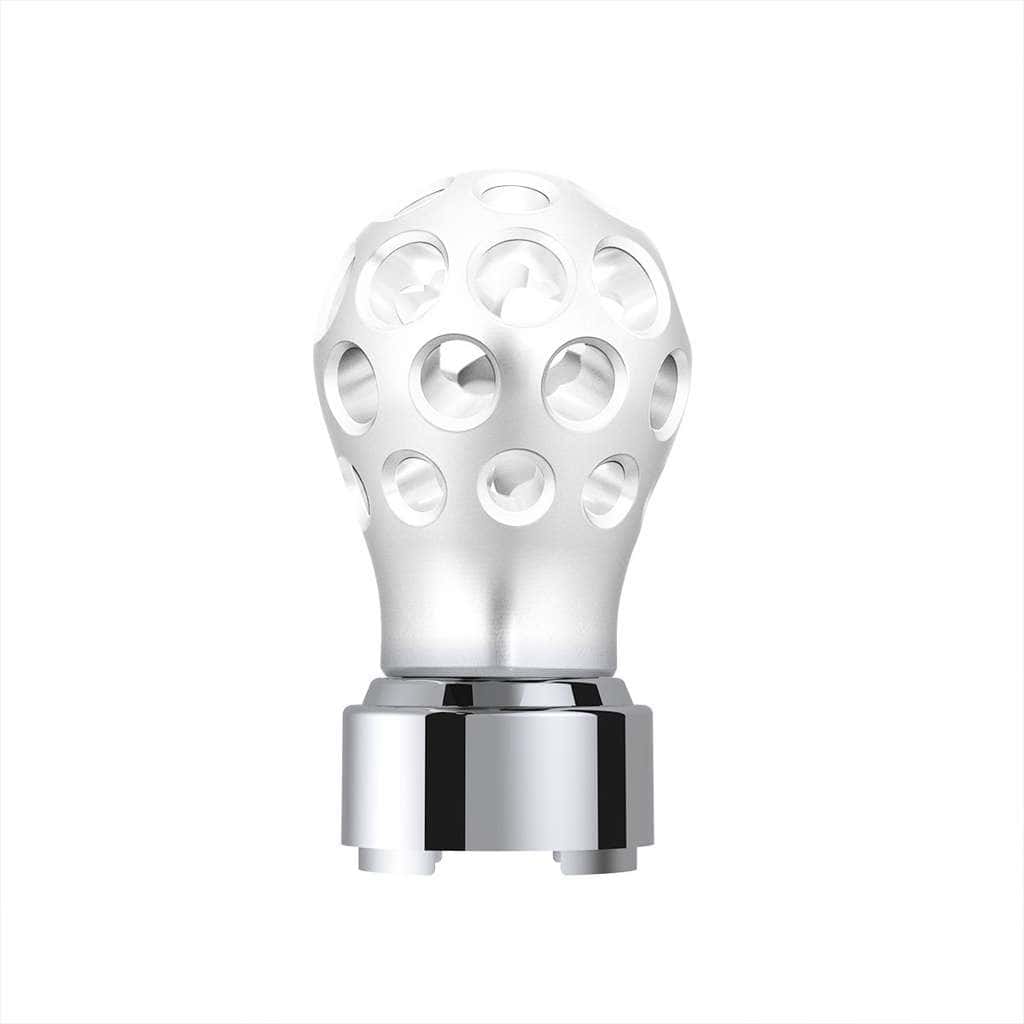 Thread-On Phoenix Style Ball Gearshift Knob With Led 9/10 Speed Adapter-Chrome 4 Thread-On Phoenix Style Ball Gearshift Knob With LED 9/10 Speed Adapter