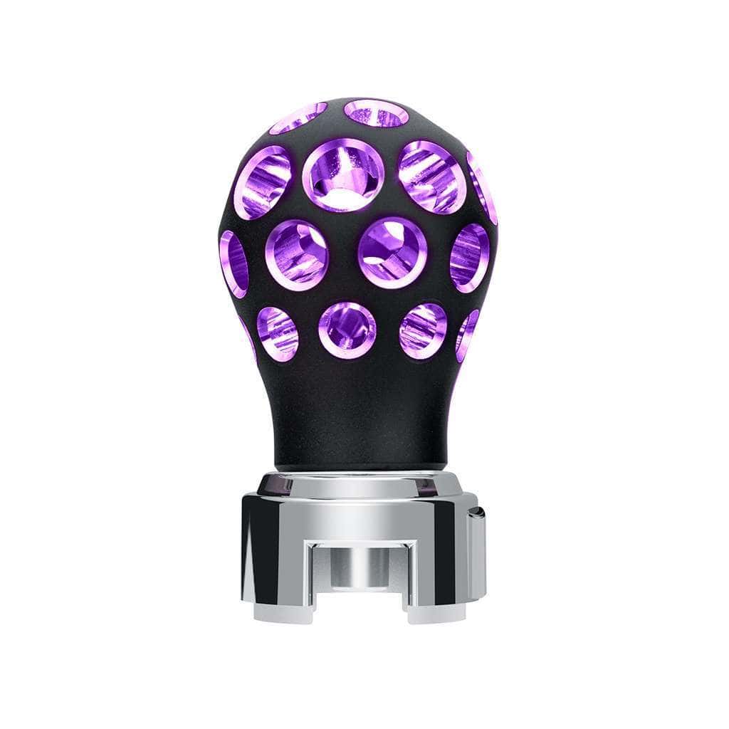 Thread-On Phoenix Style Ball Gearshift Knob With Led 13/15/18 Speed Adapter-Black 6 Thread-On Phoenix Style Ball Gearshift Knob With LED 13/15/18 Speed Adapter