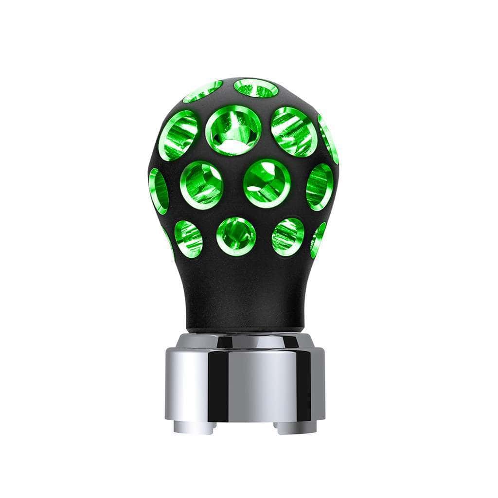 Thread-On Phoenix Style Ball Gearshift Knob With Led 9/10 Speed Adapter-Black 5 Thread-On Phoenix Style Ball Gearshift Knob With LED 9/10 Speed Adapter