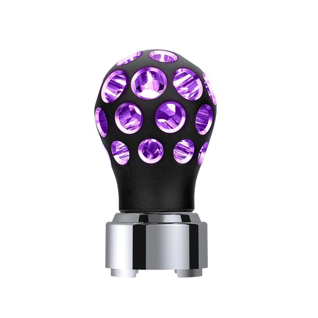 Thread-On Phoenix Style Ball Gearshift Knob With Led 9/10 Speed Adapter-Black 6 Thread-On Phoenix Style Ball Gearshift Knob With LED 9/10 Speed Adapter