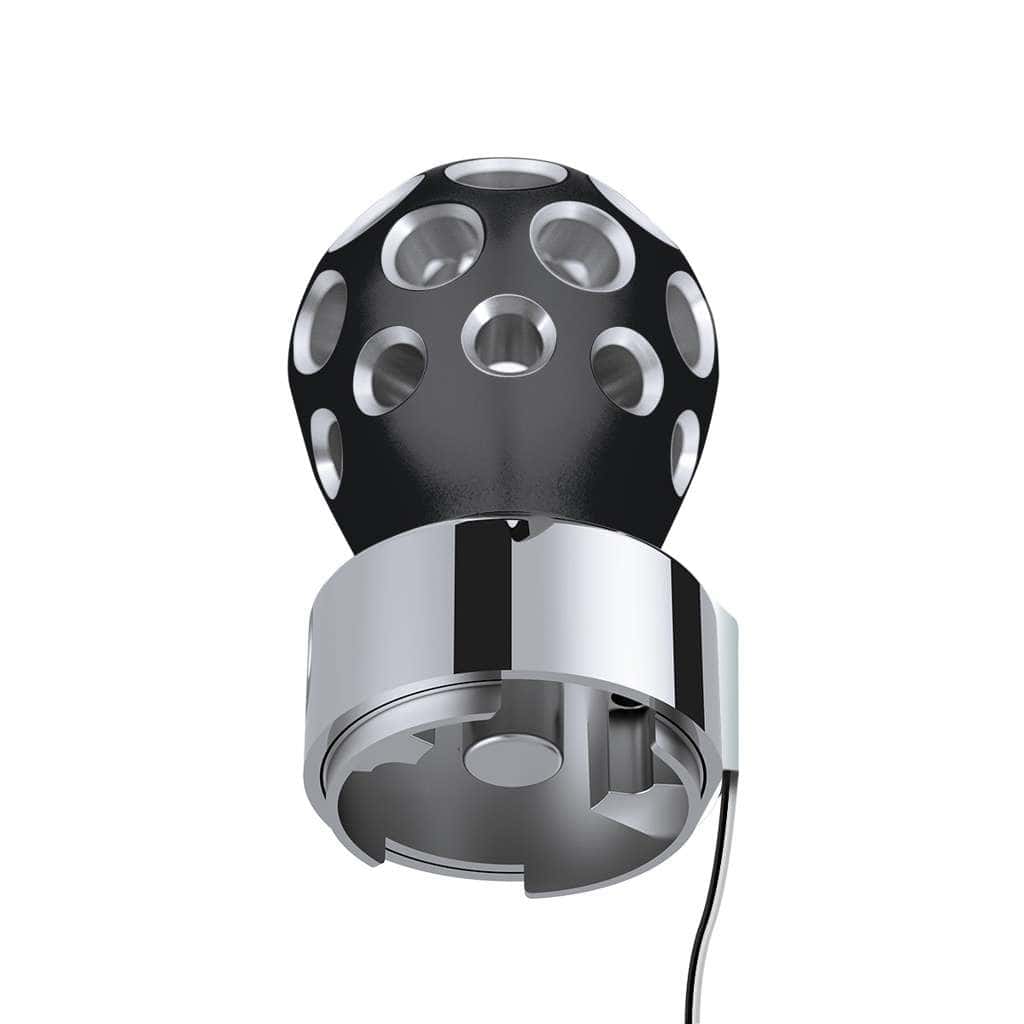 Thread-On Phoenix Style Ball Gearshift Knob With Led 9/10 Speed Adapter-Black 7 Thread-On Phoenix Style Ball Gearshift Knob With LED 9/10 Speed Adapter