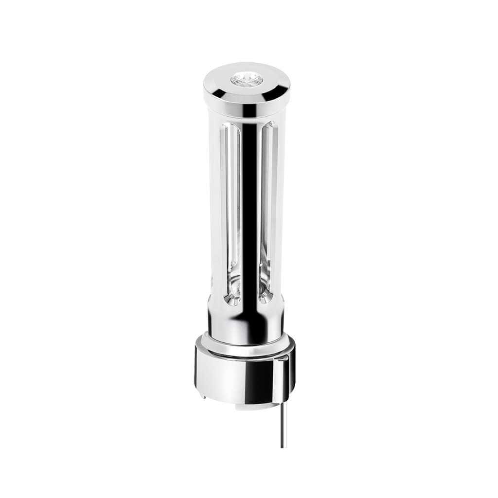 Thread-On Sonoma Style Gearshift Knob With Led 9/10 Speed Adapter-Chrome 4 Thread-On Sonoma Style Gearshift Knob With LED 9/10 Speed Adapter-Chrome