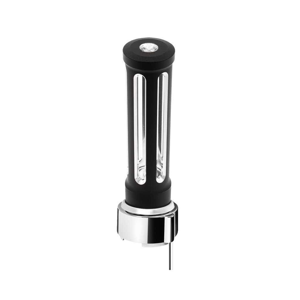 Thread-On Sonoma Style Gearshift Knob With Led 9/10 Speed Adapter-Black 3 Thread-On Matte Black Sonoma Style Gearshift Knob With LED 9/10 Speed Adapter-Black