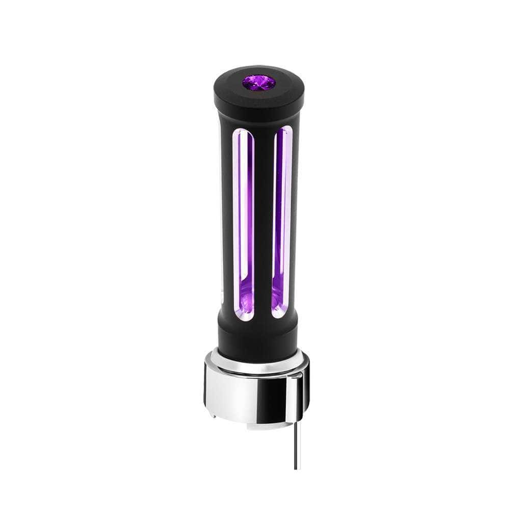 Thread-On Sonoma Style Gearshift Knob With Led 9/10 Speed Adapter-Black 5 Thread-On Matte Black Sonoma Style Gearshift Knob With LED 9/10 Speed Adapter-Black
