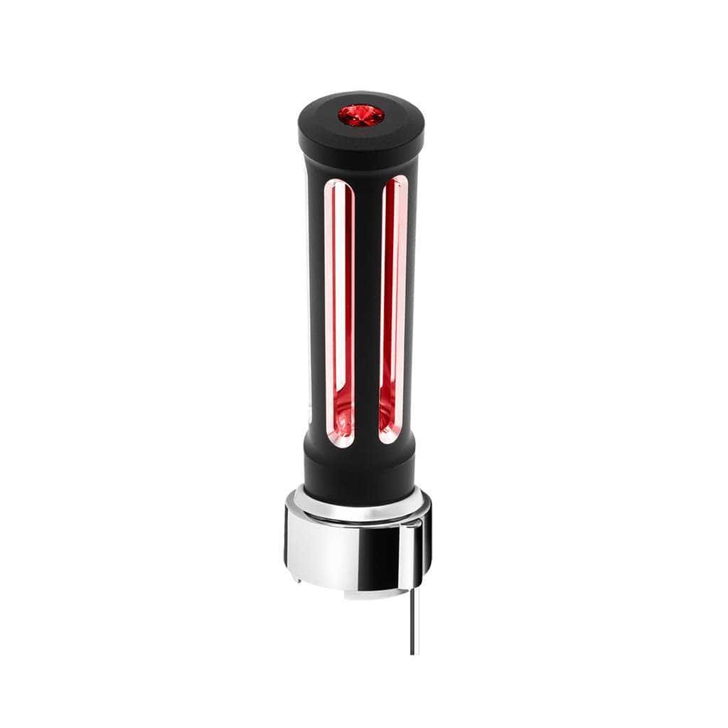 Thread-On Sonoma Style Gearshift Knob With Led 9/10 Speed Adapter-Black 6 Thread-On Matte Black Sonoma Style Gearshift Knob With LED 9/10 Speed Adapter-Black