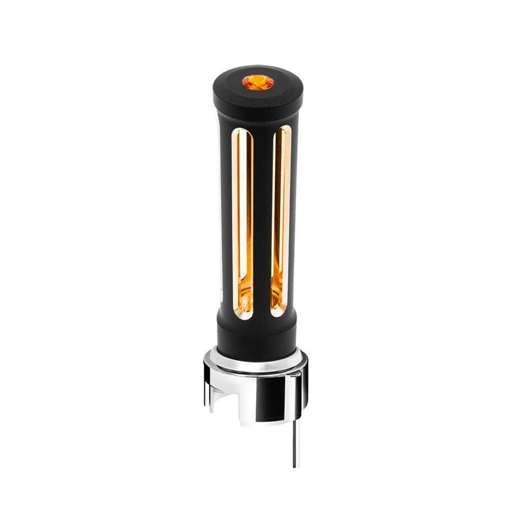 Thread-On Sonoma Style Gearshift Knob With LED 13/15/18 Speed Adapter-Black