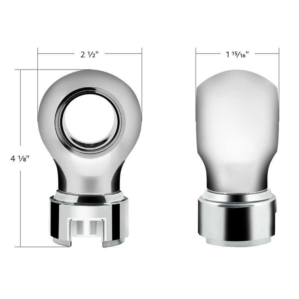 Thread-On Charlotte Style Gearshift Knob With 13/15/18 Speed Adapter 3 Thread-On Charlotte Style Gearshift Knob With 13/15/18 Speed Adapter