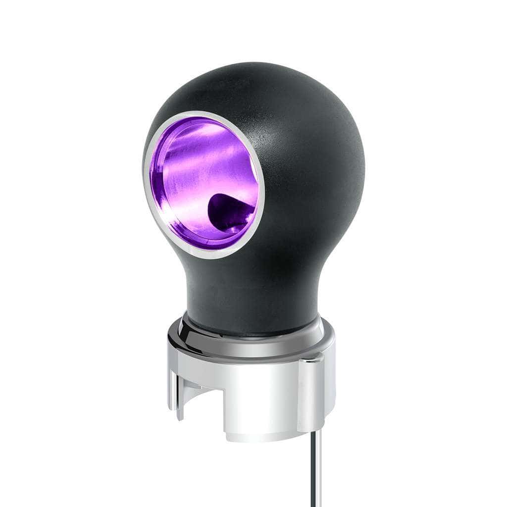 Thread-On Charlotte Style Gearshift Knob With Led 13/15/18 Speed Adapter-Black 5 Thread-On Charlotte Style Gearshift Knob With LED 13/15/18 Speed Adapter