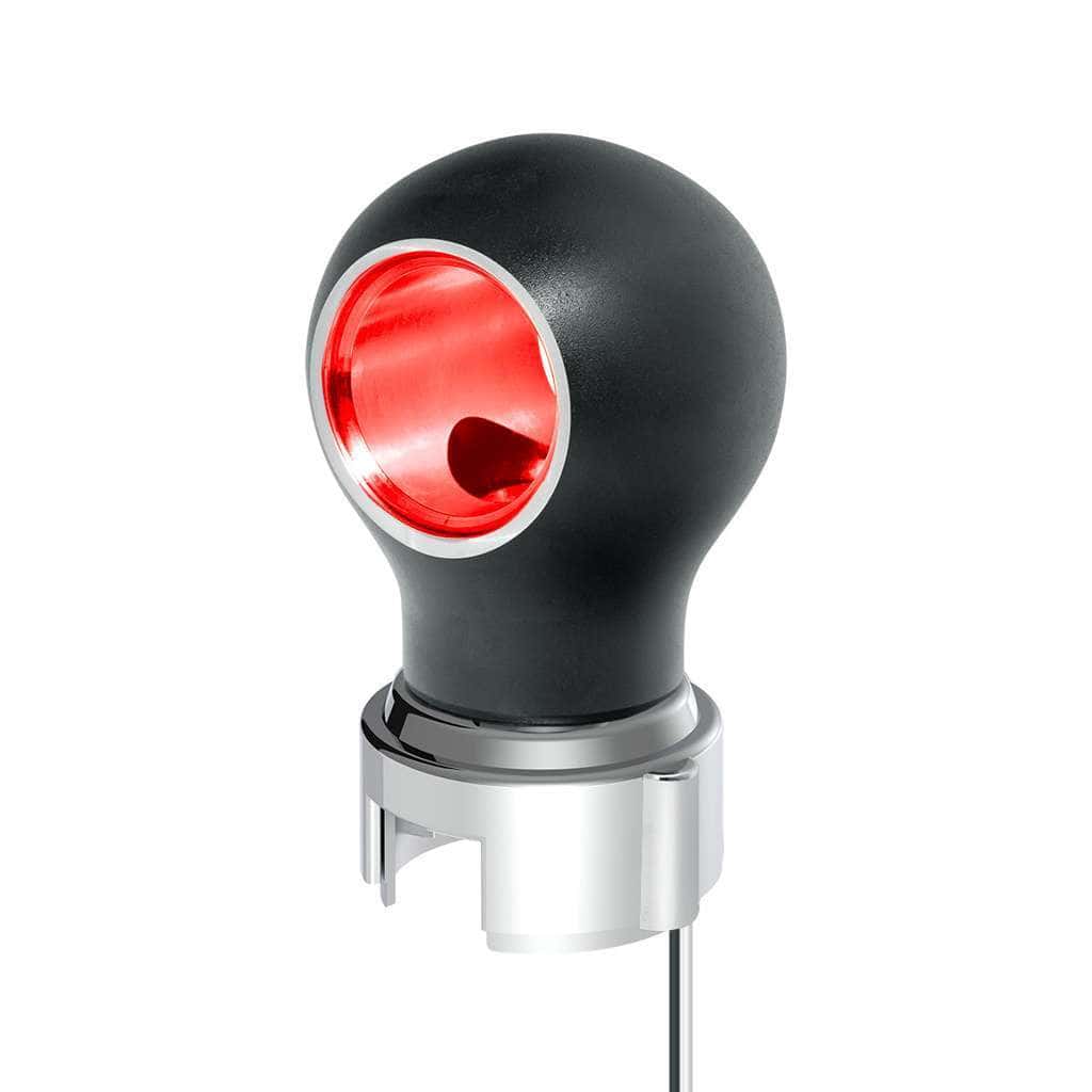Thread-On Charlotte Style Gearshift Knob With Led 13/15/18 Speed Adapter-Black 6 Thread-On Charlotte Style Gearshift Knob With LED 13/15/18 Speed Adapter