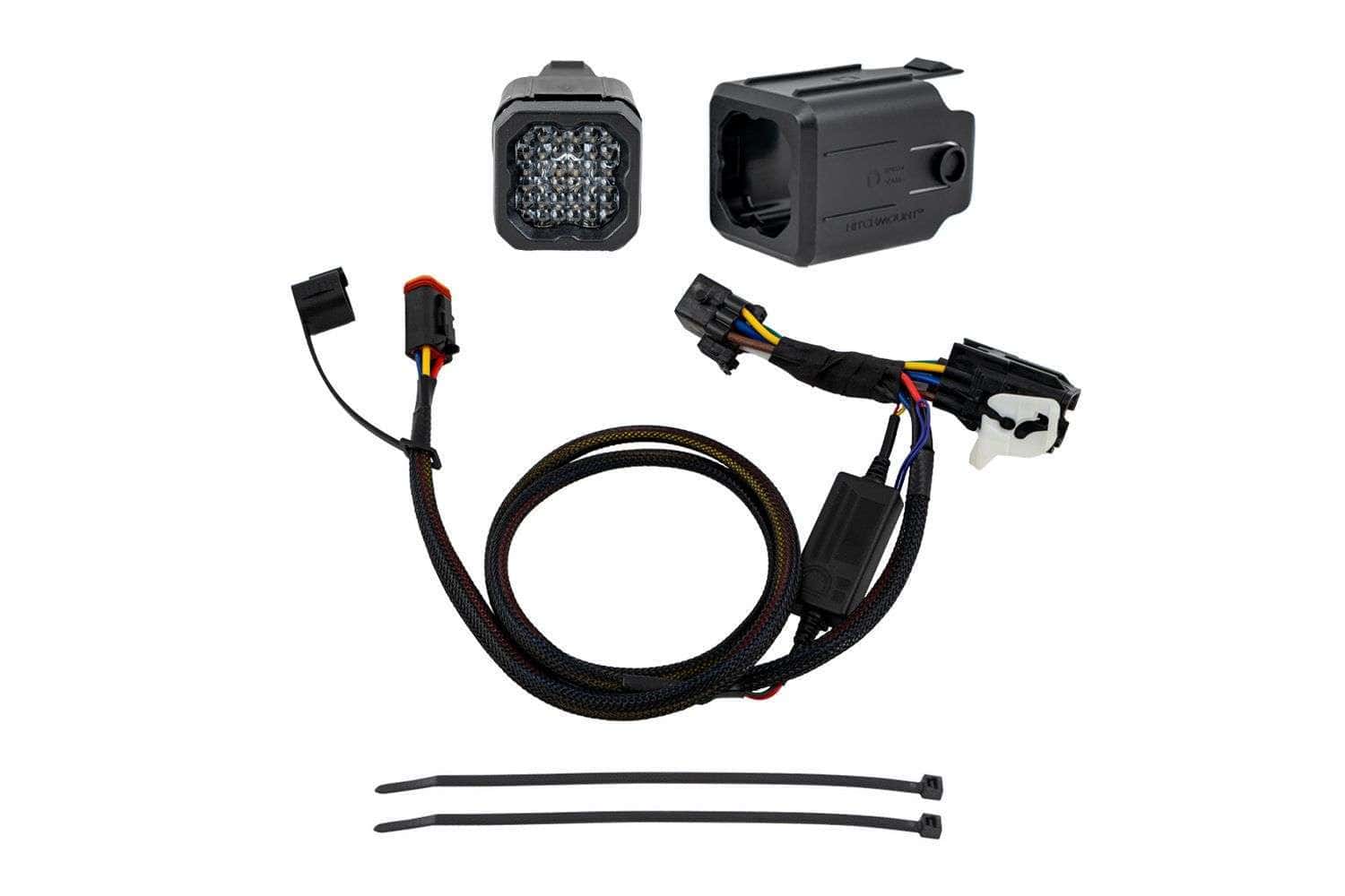 Hitchmount Led Pod Reverse Kit For 2005-2015 Toyota Tacoma C1R + Brake 3 HitchMount LED Pod Reverse Kit